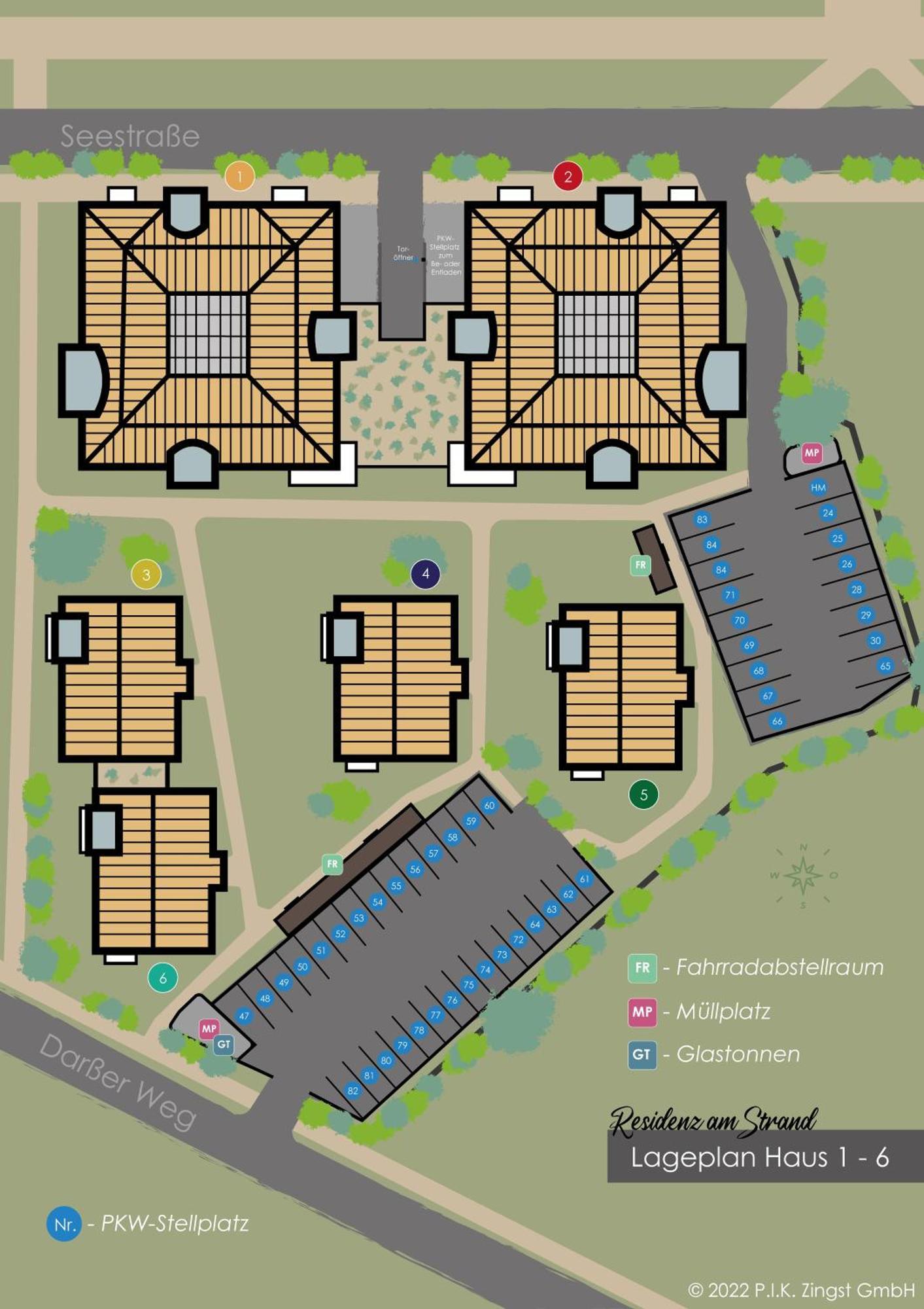 Residenz Am Strand Wohnung 4-56 Zingst Dış mekan fotoğraf